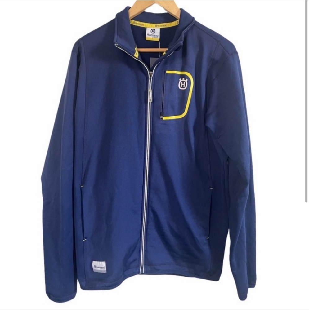 Husqvarna Basic Logo Zip Motorcycle Jacket - image 1